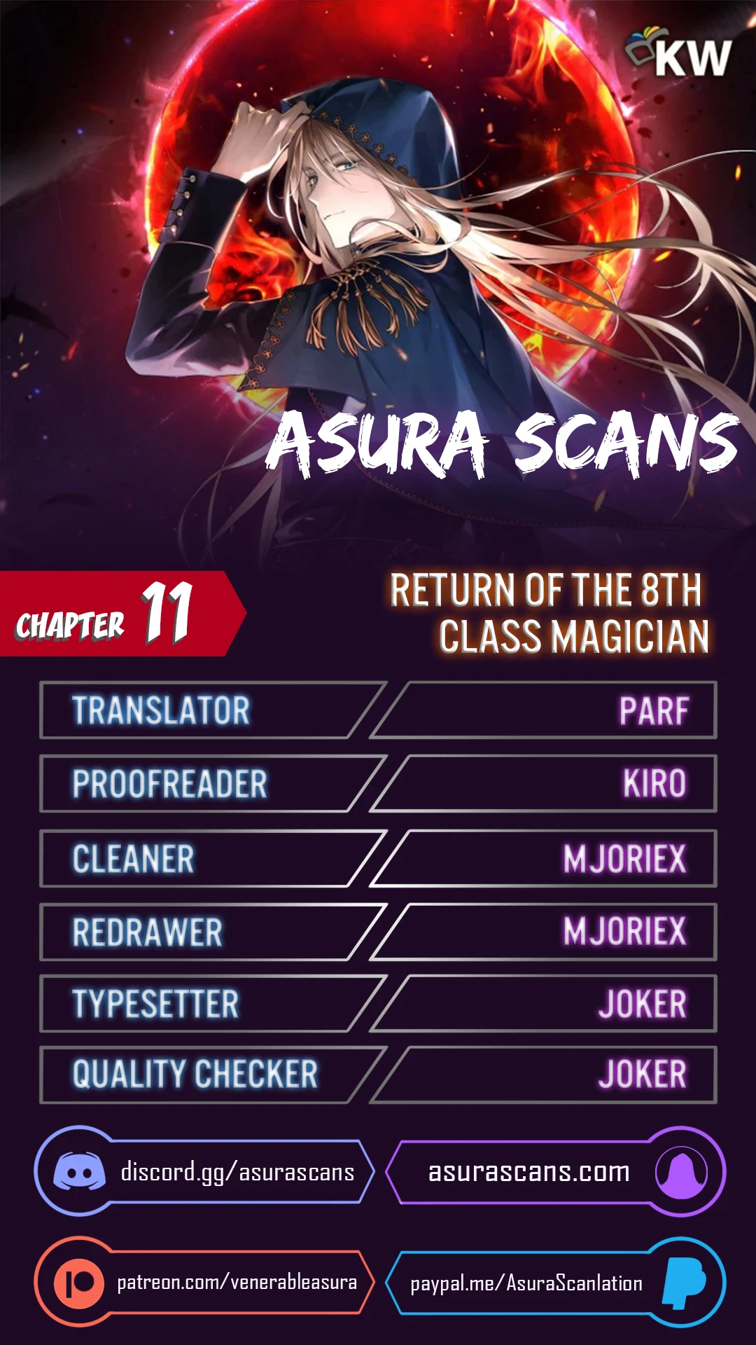 Read Return Of The 8Th Class Magician EN Manga Online