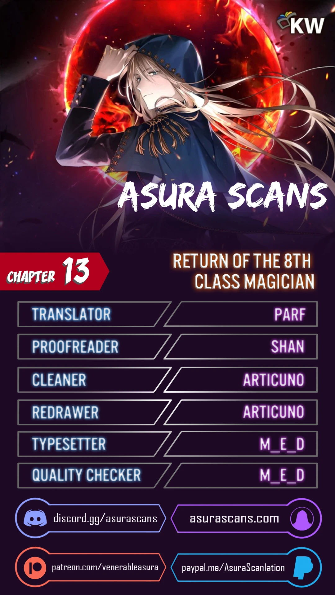 Read Return Of The 8Th Class Magician EN Manga Online