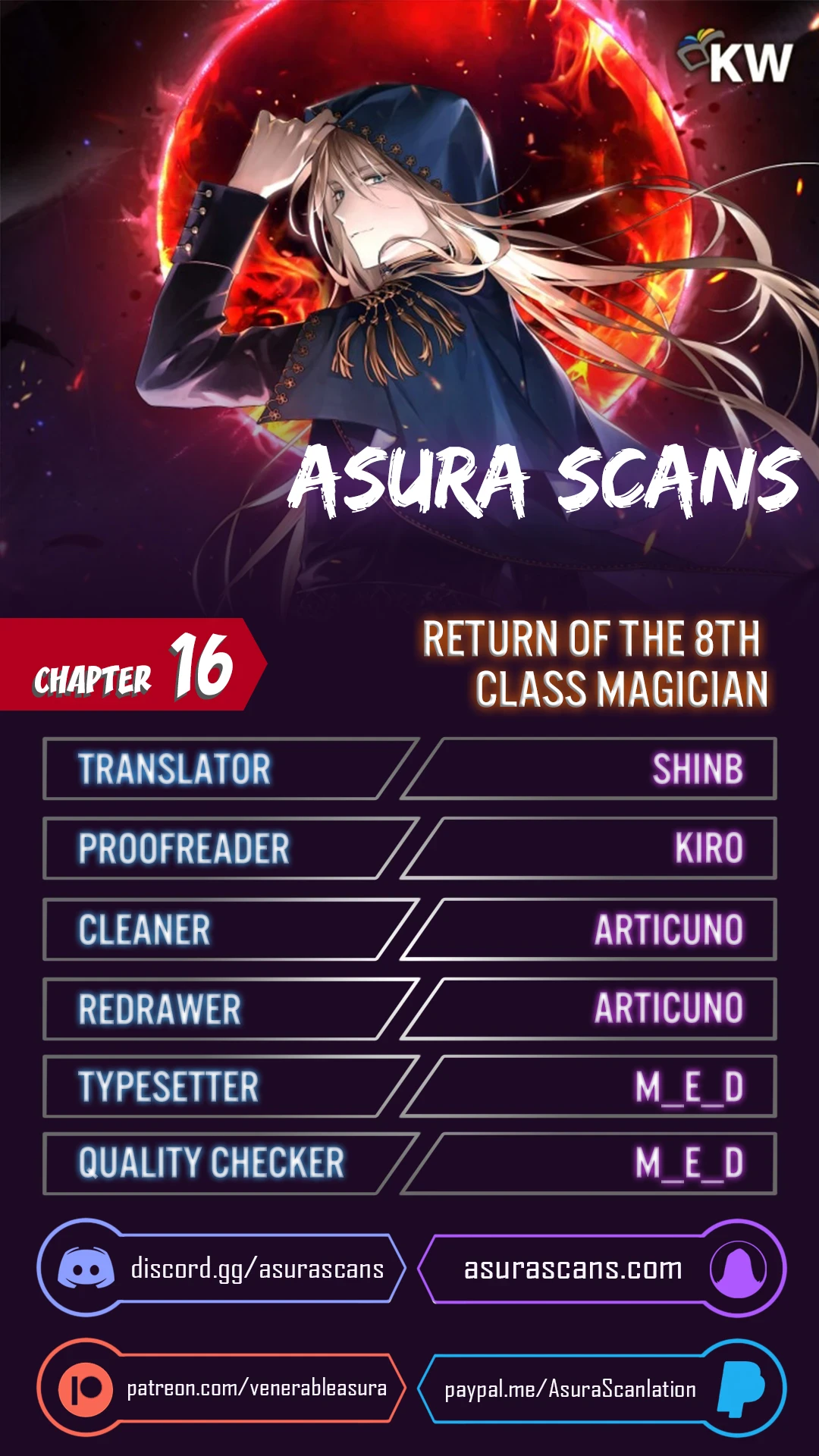 Read Return Of The 8Th Class Magician EN Manga Online