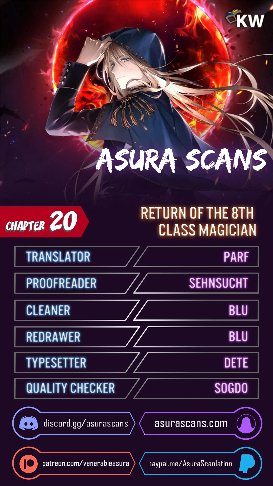 Read Return Of The 8Th Class Magician EN Manga Online