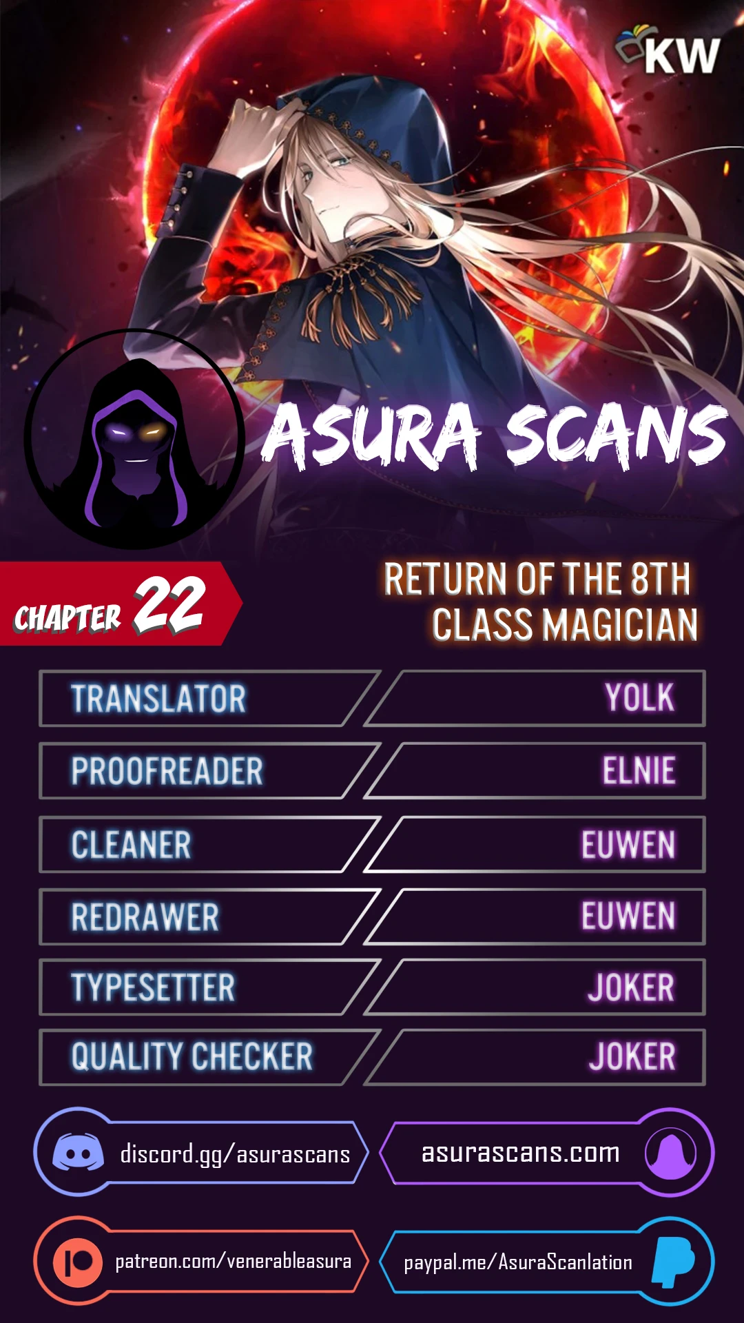 Read Return Of The 8Th Class Magician EN Manga Online