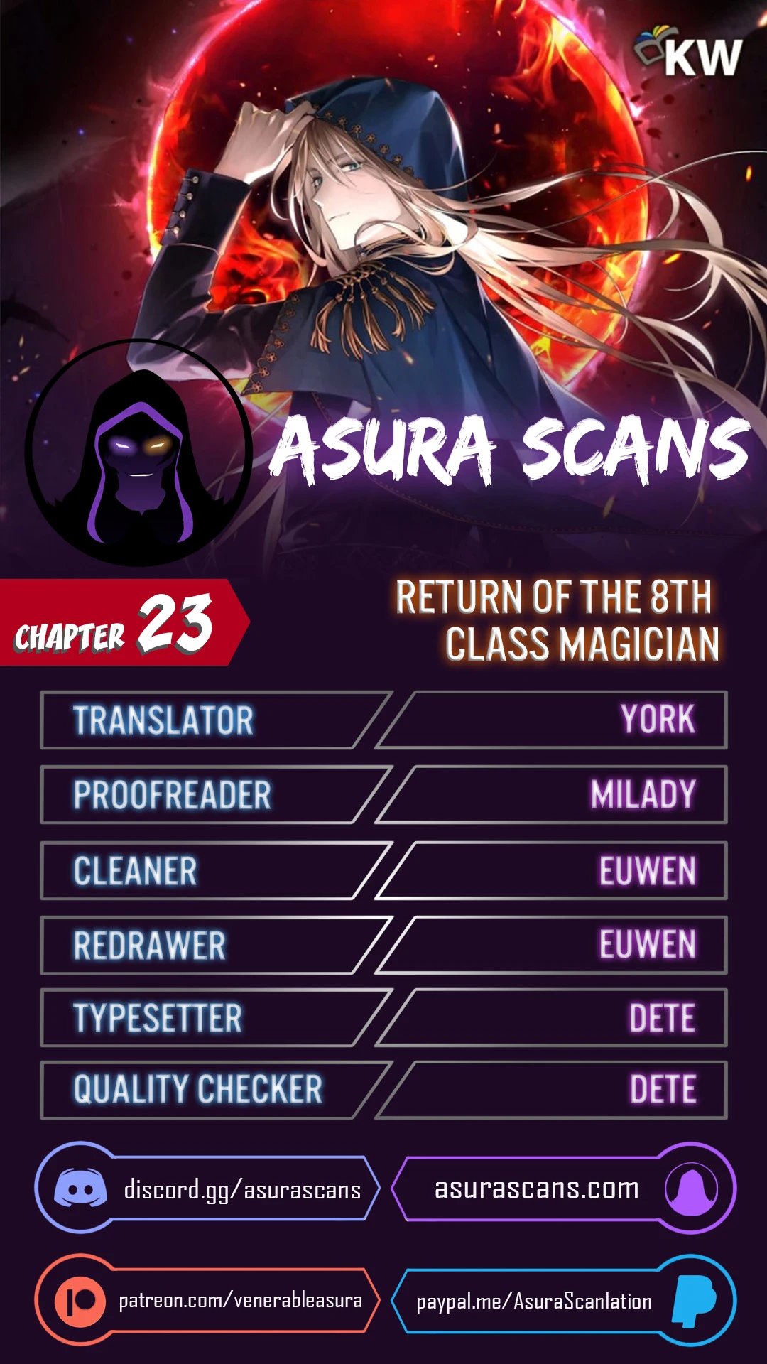 Read Return Of The 8Th Class Magician EN Manga Online