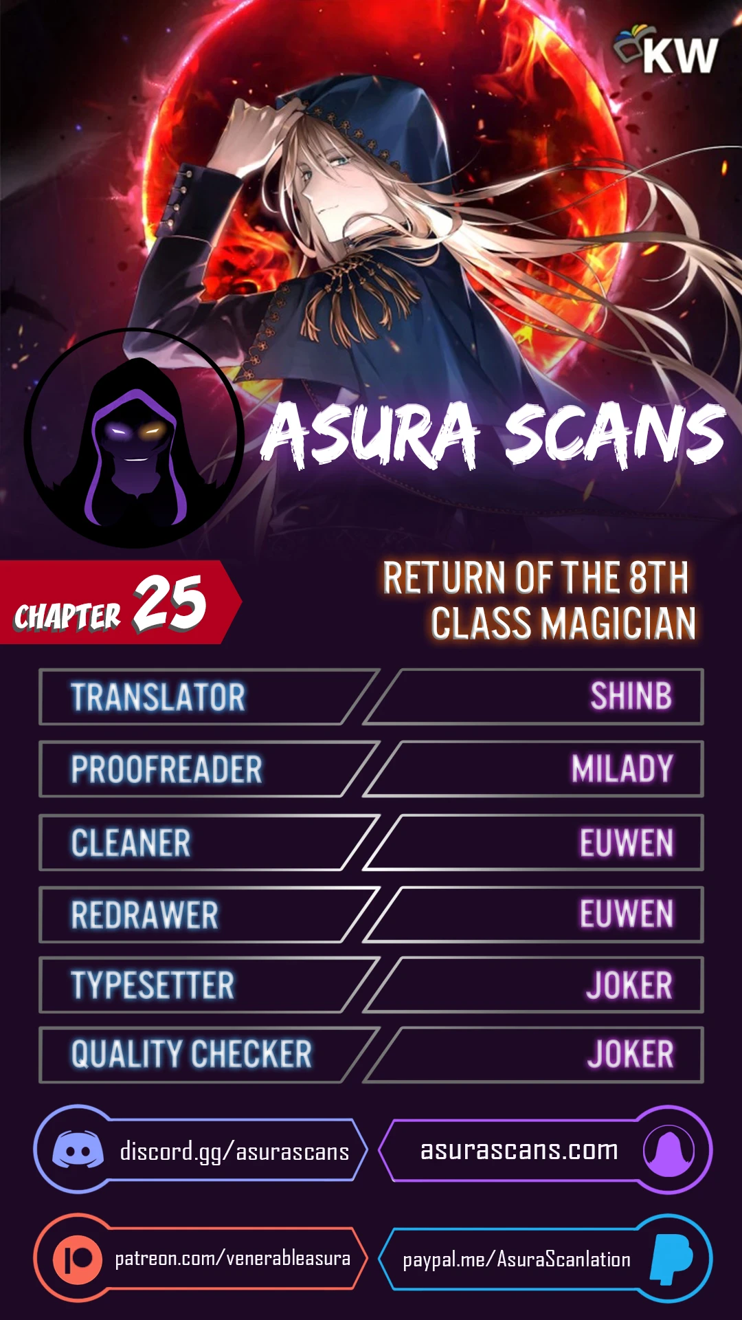 Read Return Of The 8Th Class Magician EN Manga Online