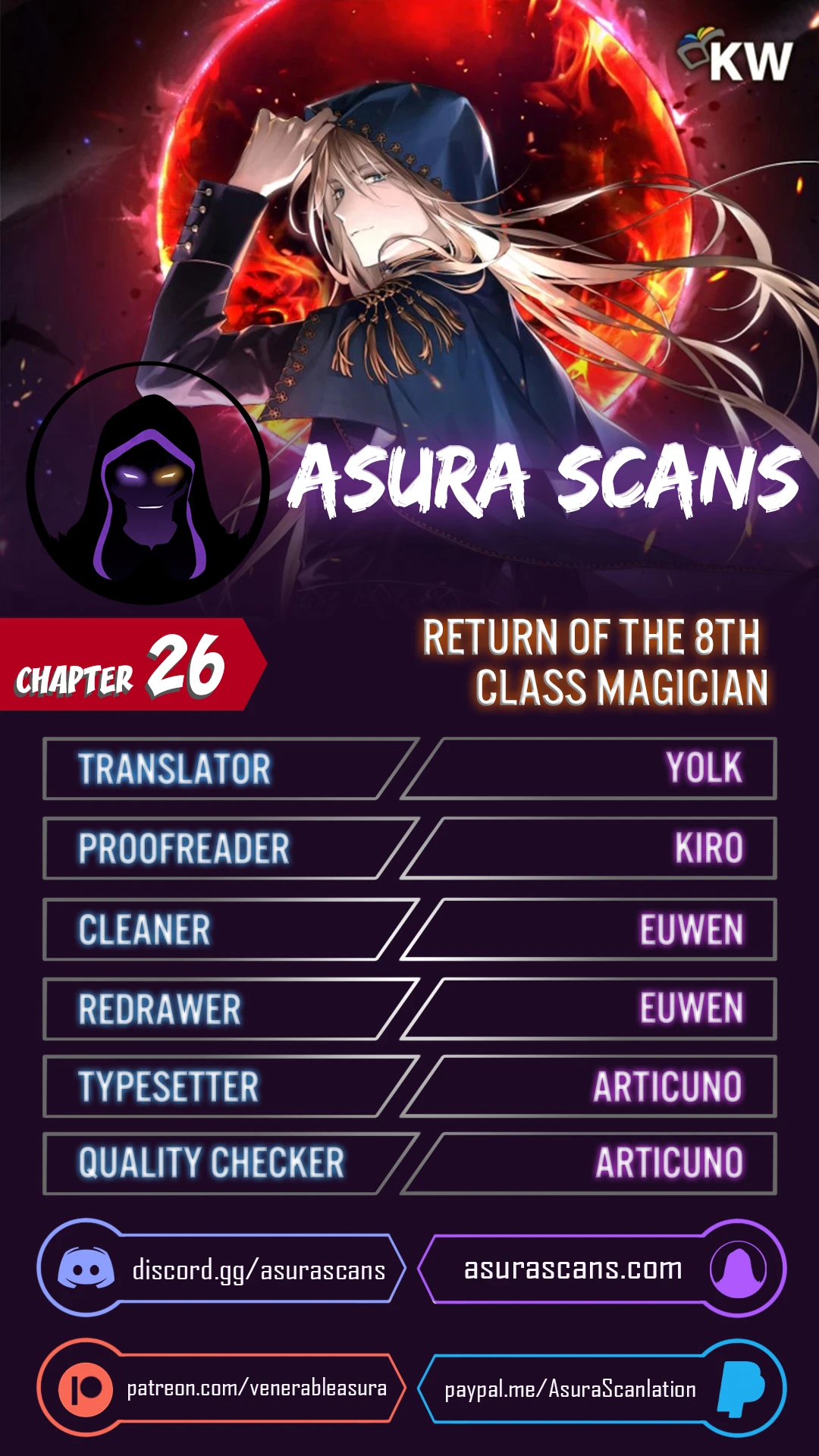 Read Return Of The 8Th Class Magician EN Manga Online