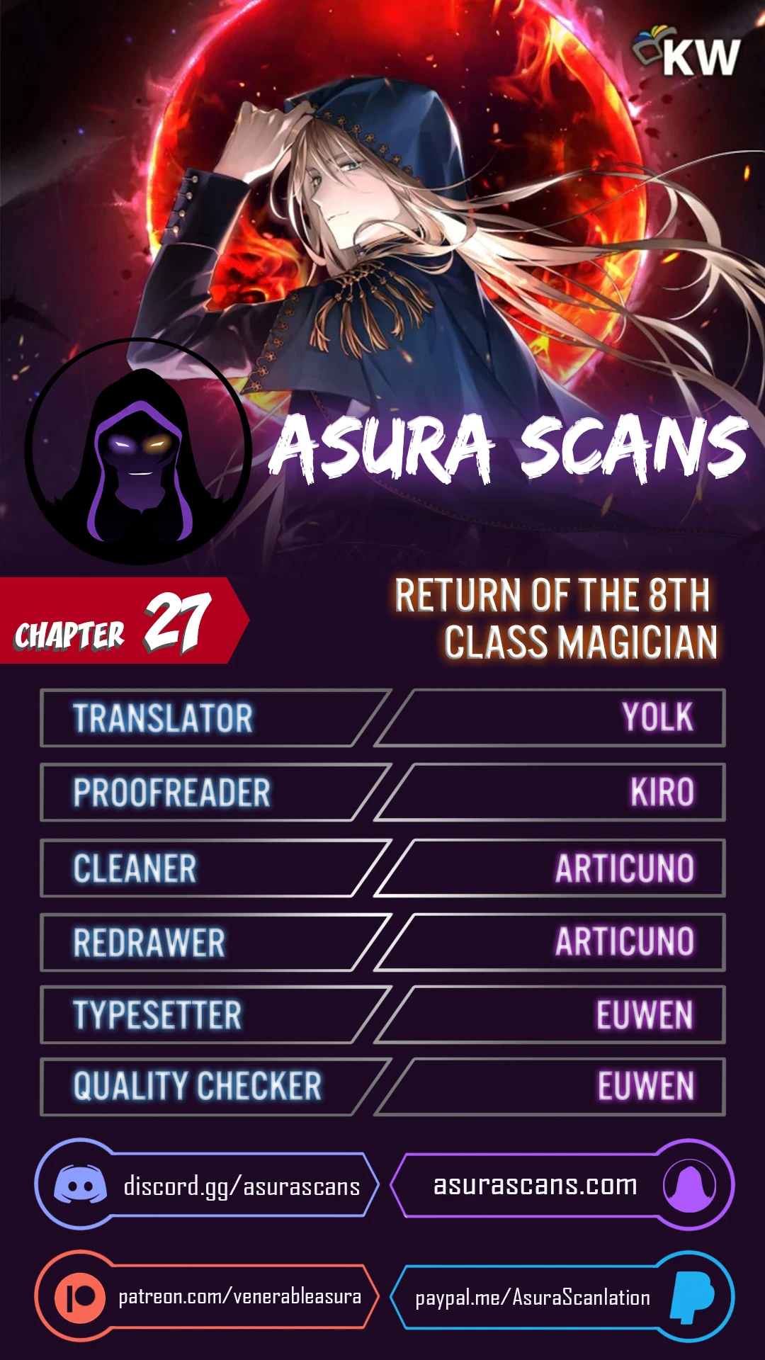 Read Return Of The 8Th Class Magician EN Manga Online
