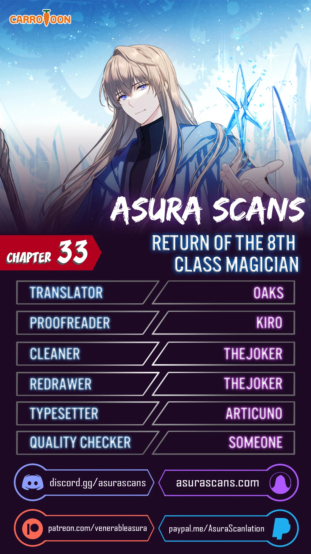 Read Return Of The 8Th Class Magician EN Manga Online