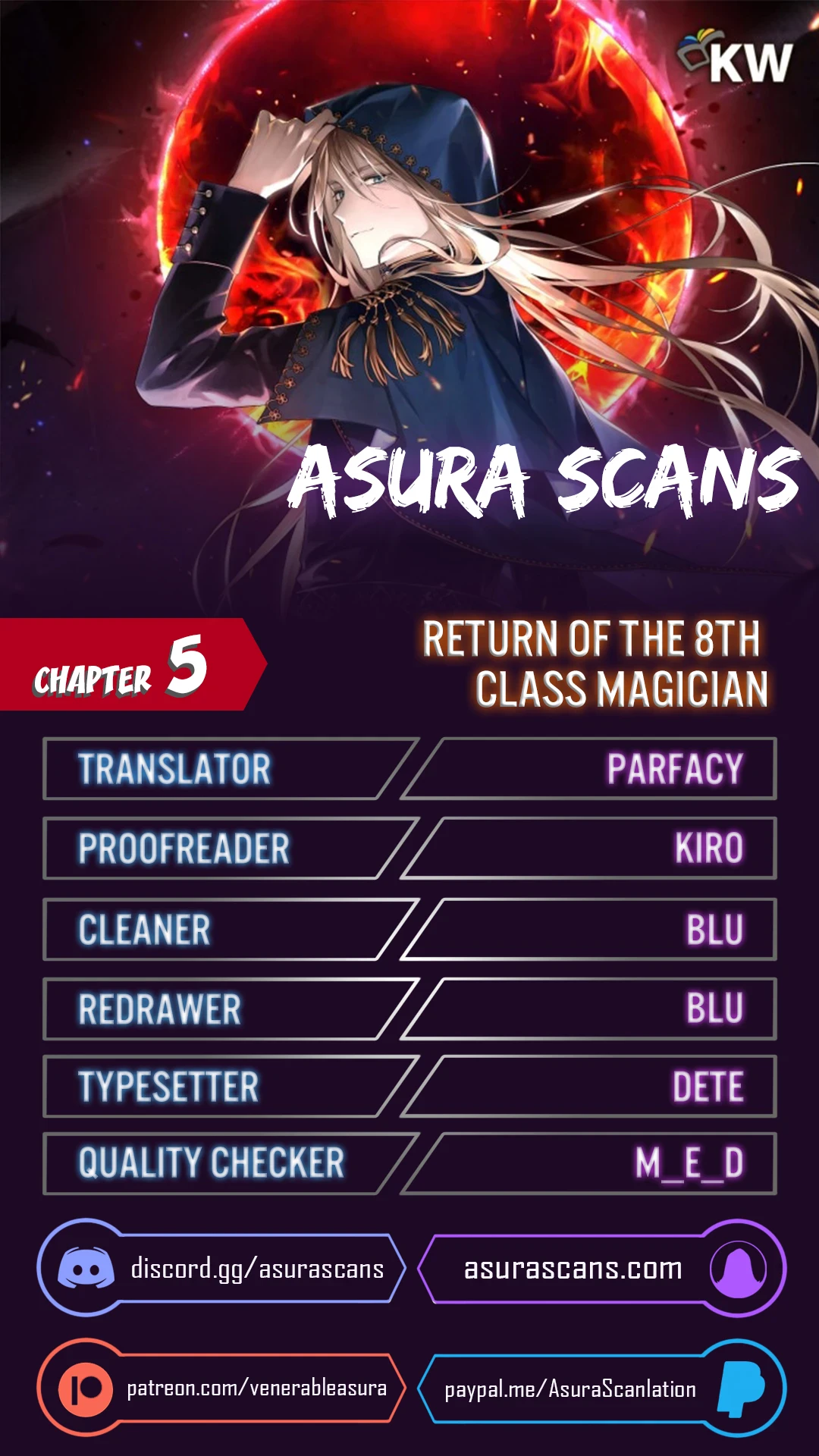 Read Return Of The 8Th Class Magician EN Manga Online