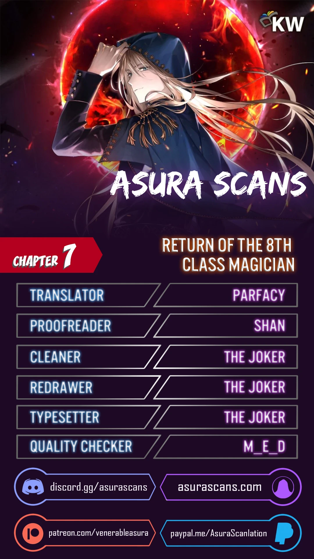 Read Return Of The 8Th Class Magician EN Manga Online