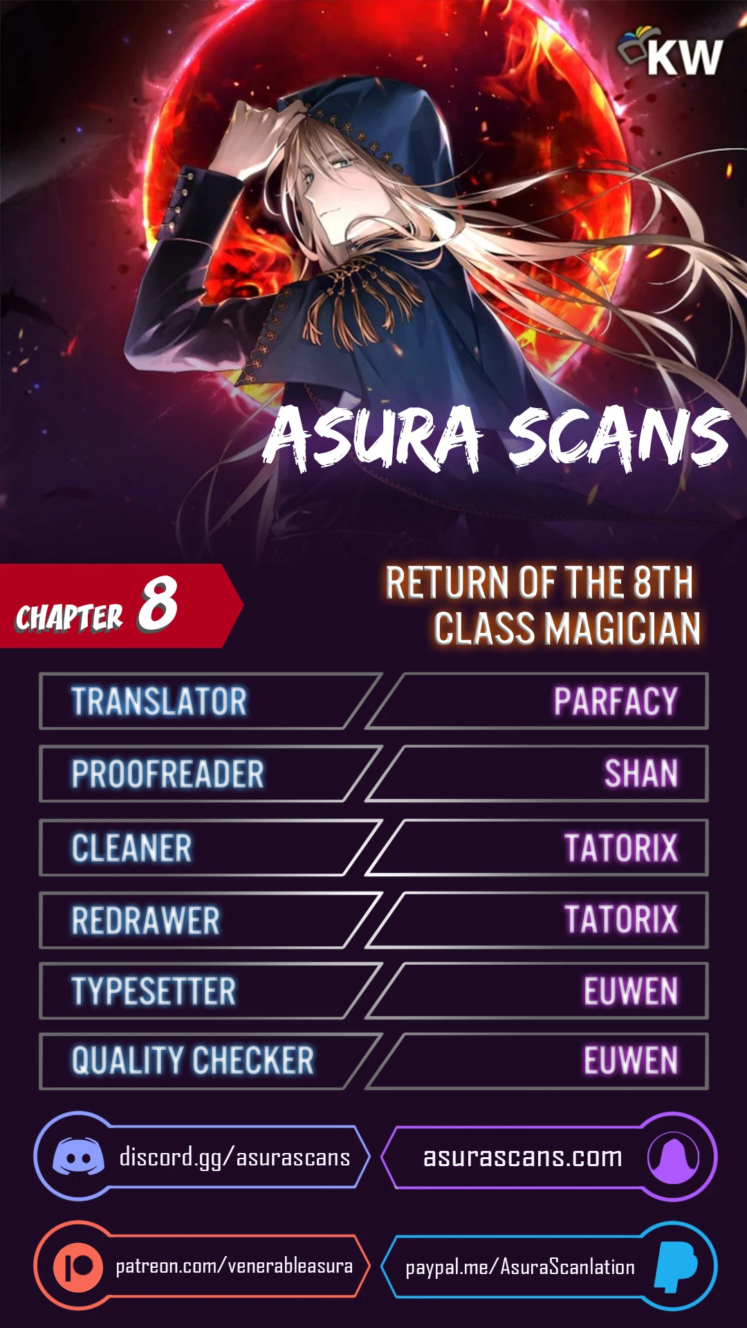 Read Return Of The 8Th Class Magician EN Manga Online