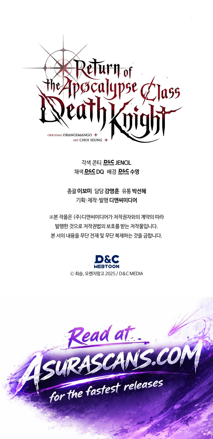 Read Return Of The Apocalypse Class Death Knight EN Manga Online
