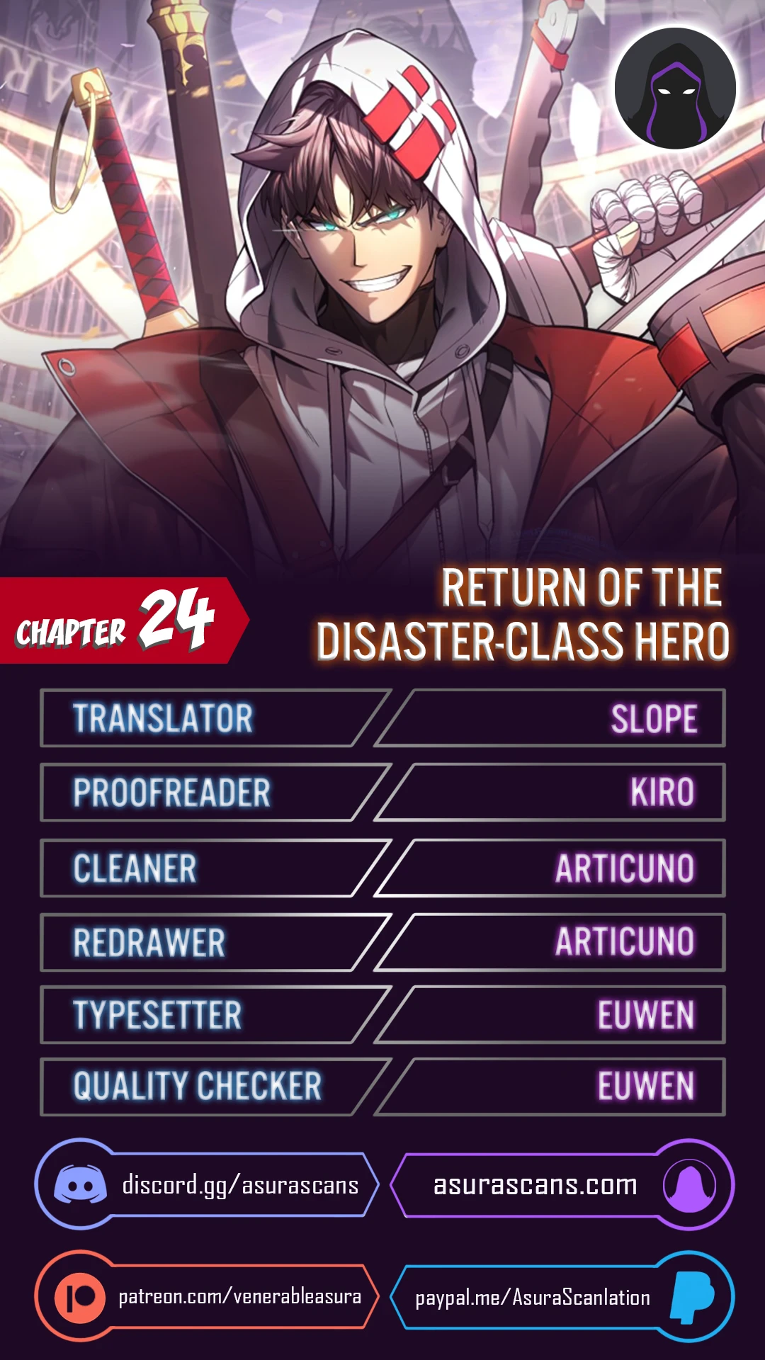 Read Return of the Disaster-Class Hero EN Manga Online