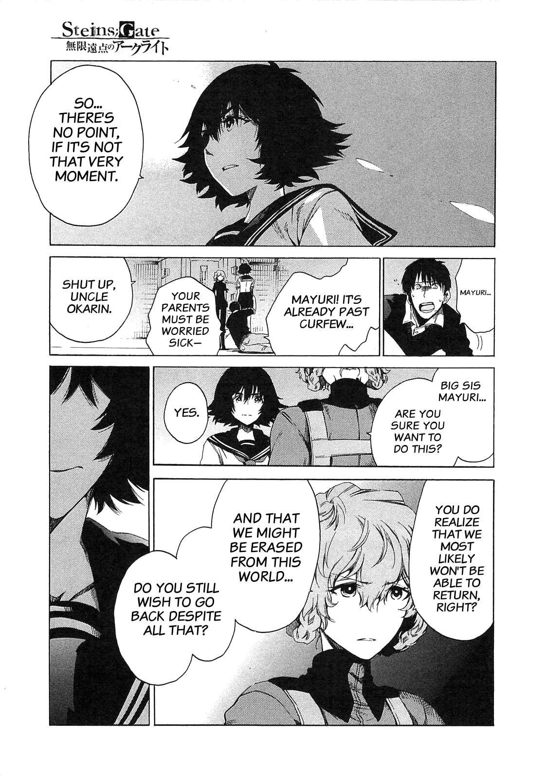 Read Steins;Gate - Arc Light of the Point at Infinity EN Manga Online