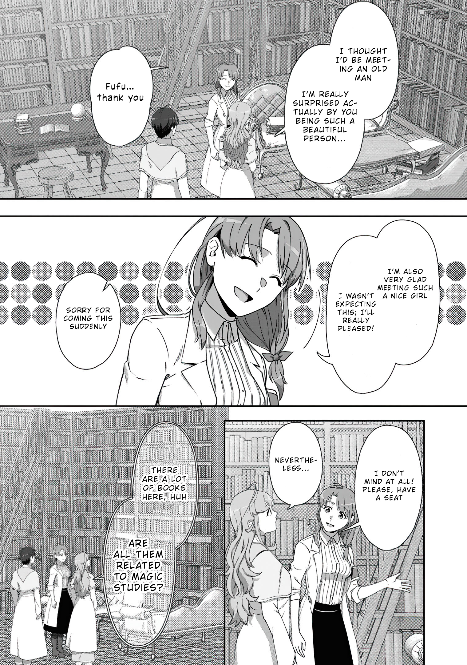Read Tenshoku No Shinden O Hirakimashita EN Manga Online