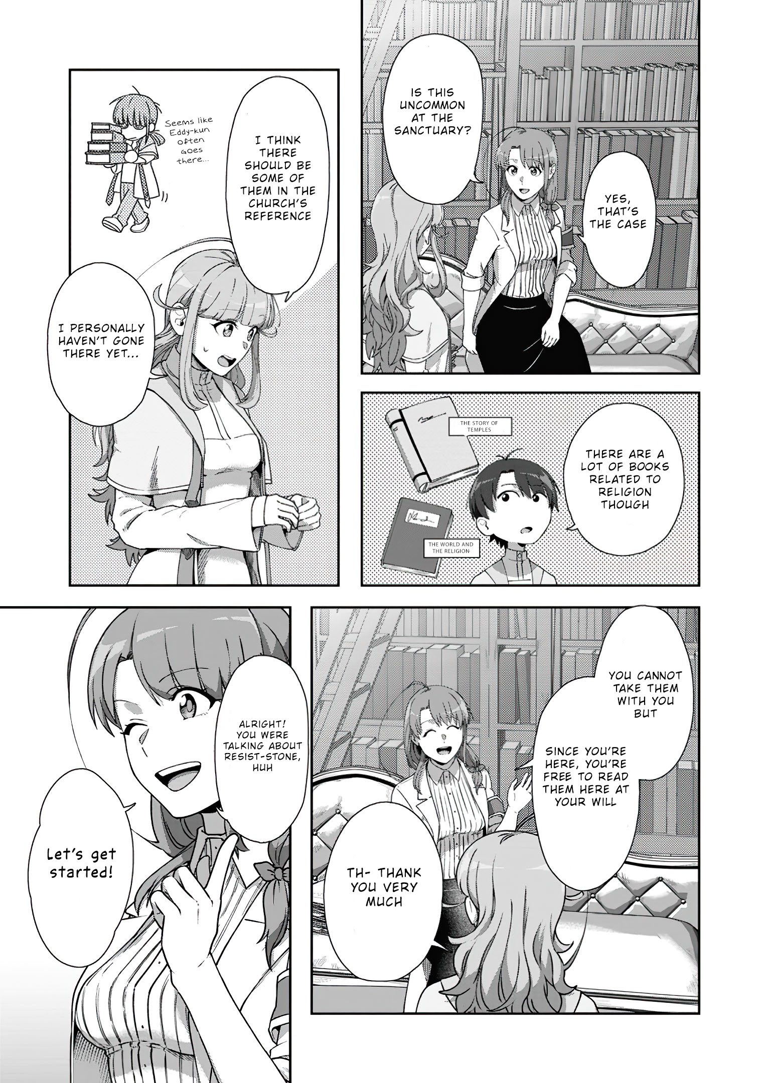 Read Tenshoku No Shinden O Hirakimashita EN Manga Online