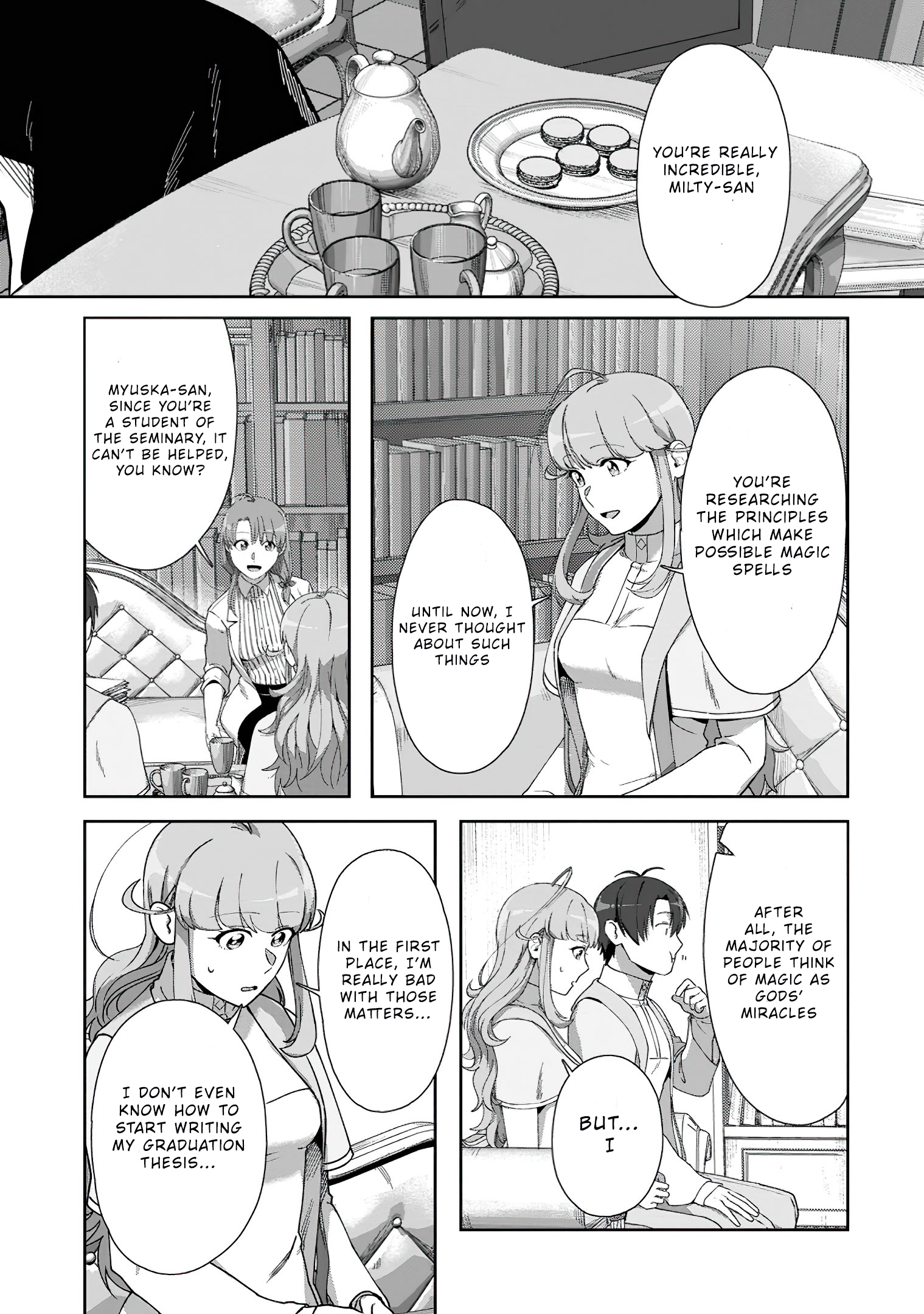 Read Tenshoku No Shinden O Hirakimashita EN Manga Online