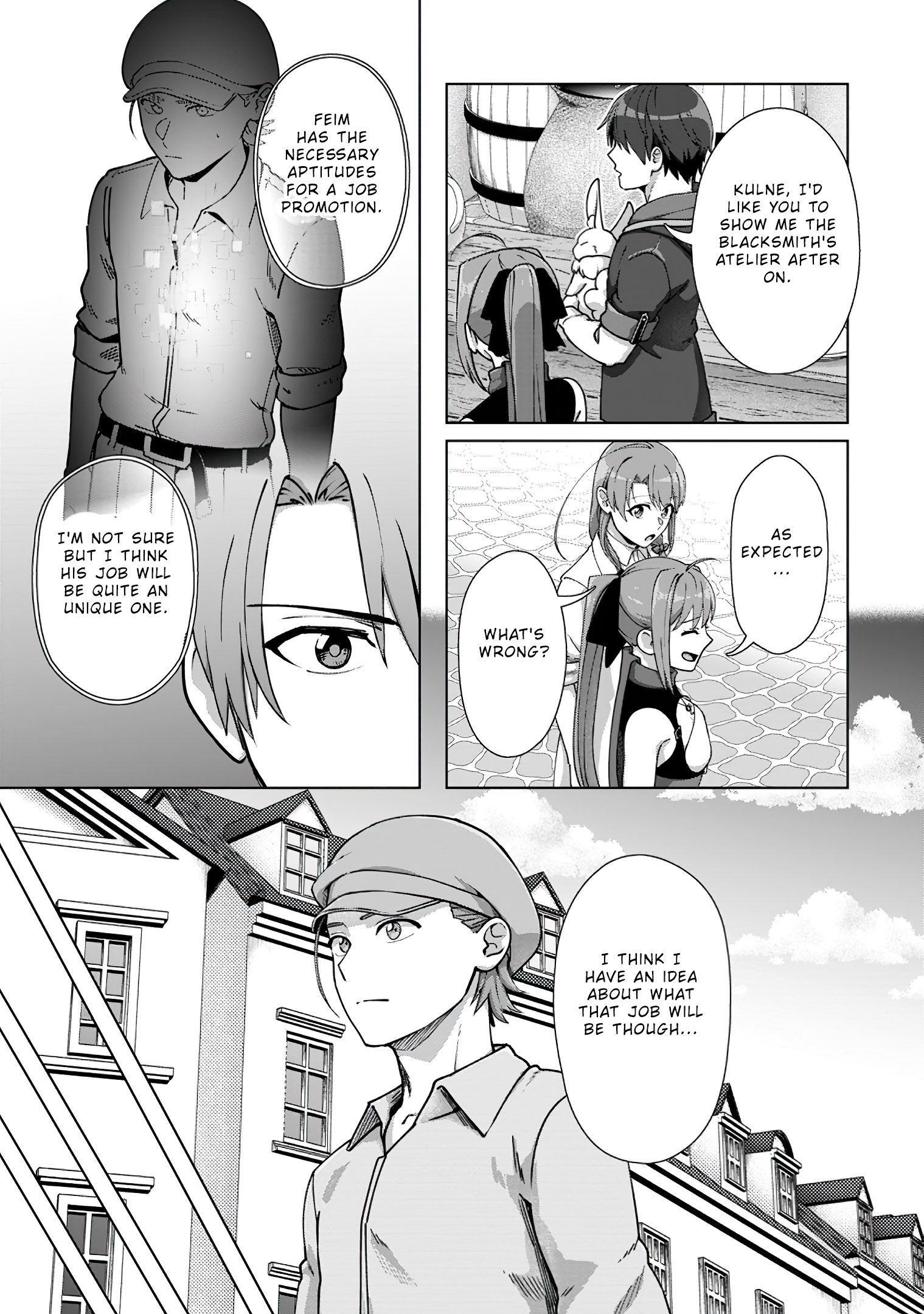 Read Tenshoku No Shinden O Hirakimashita EN Manga Online