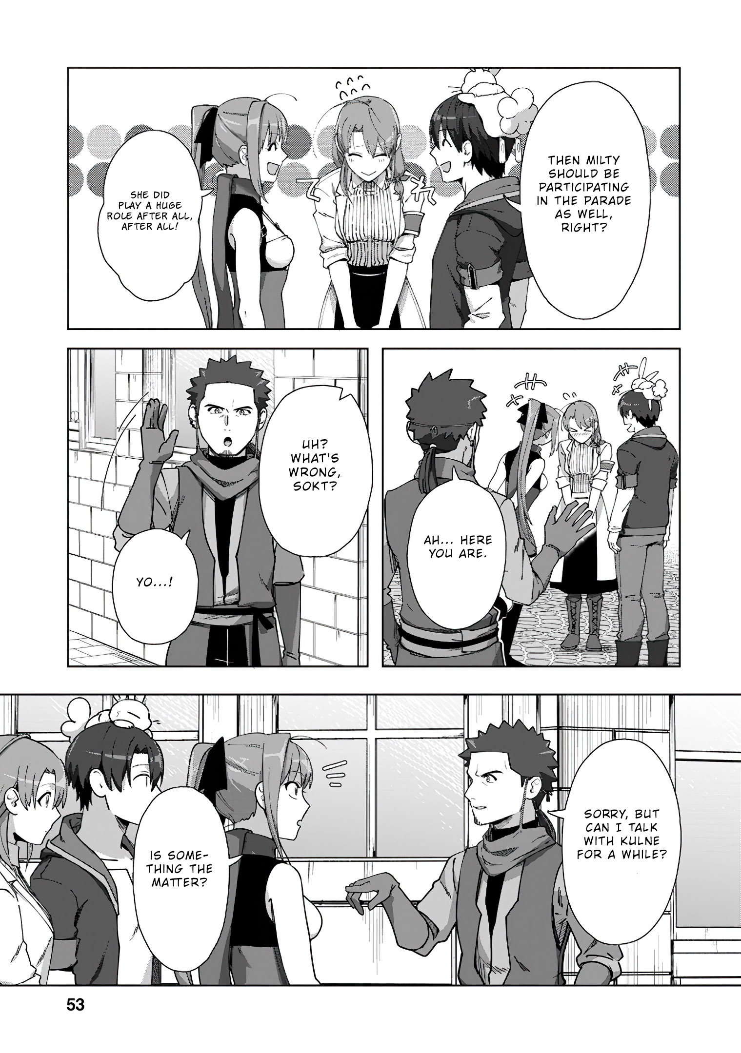 Read Tenshoku No Shinden O Hirakimashita EN Manga Online