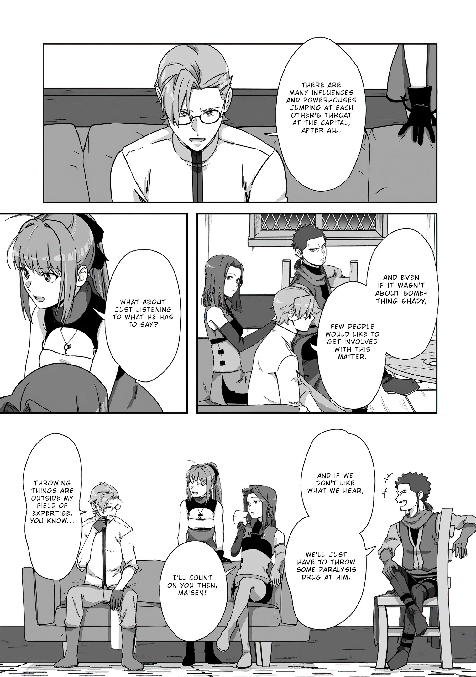 Read Tenshoku No Shinden O Hirakimashita EN Manga Online