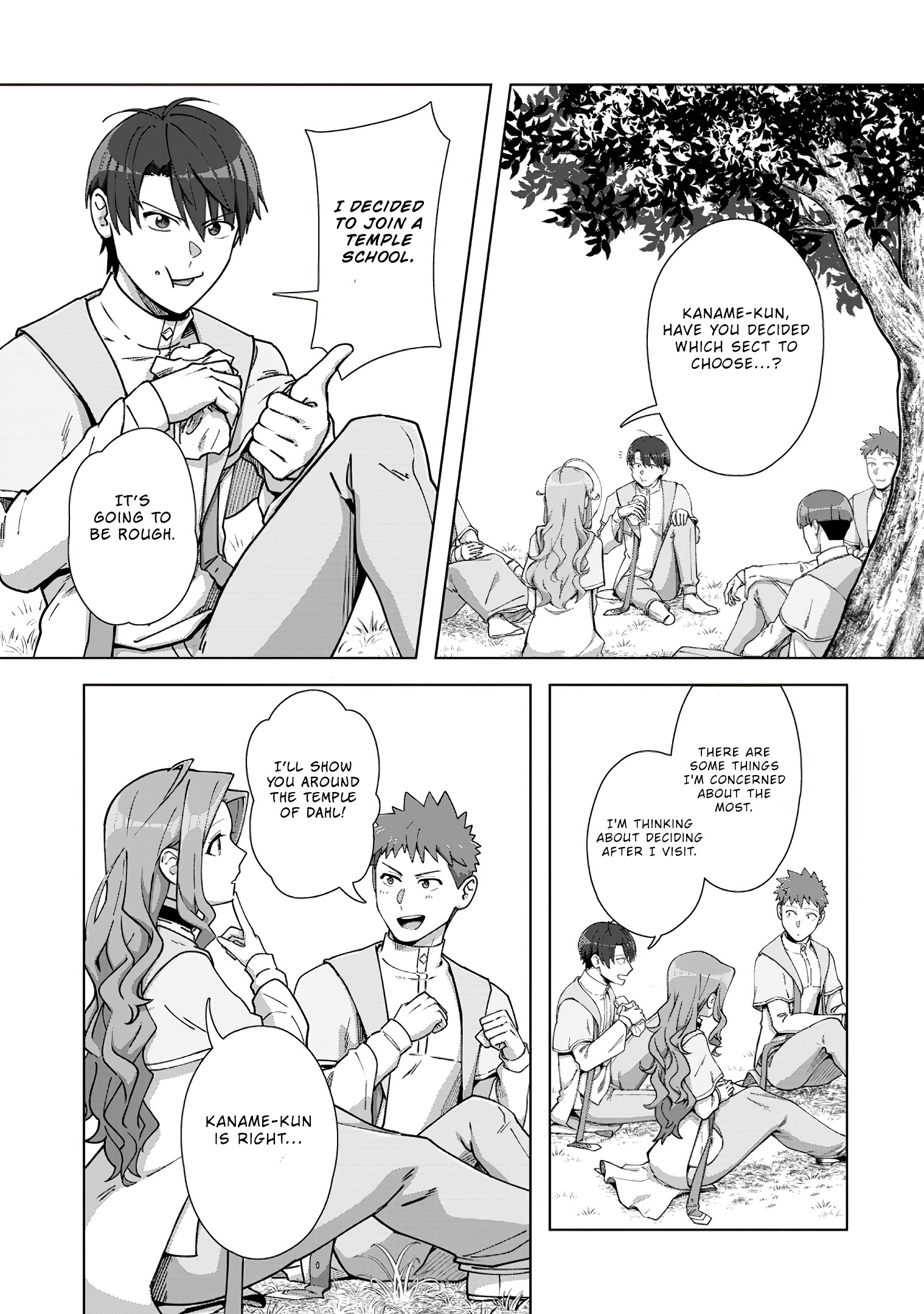 Read Tenshoku No Shinden O Hirakimashita EN Manga Online