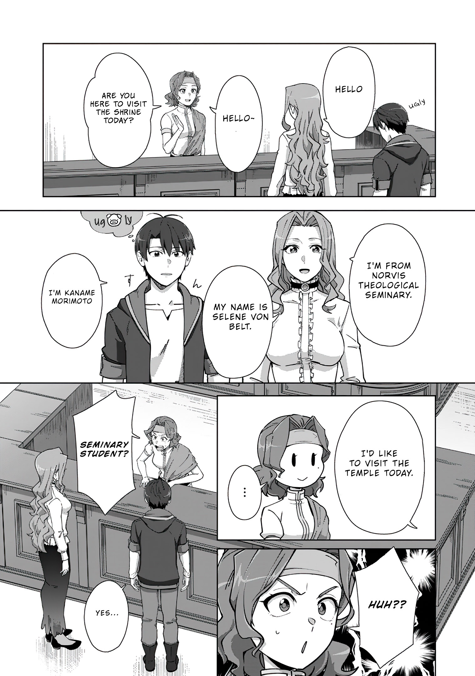 Read Tenshoku No Shinden O Hirakimashita EN Manga Online