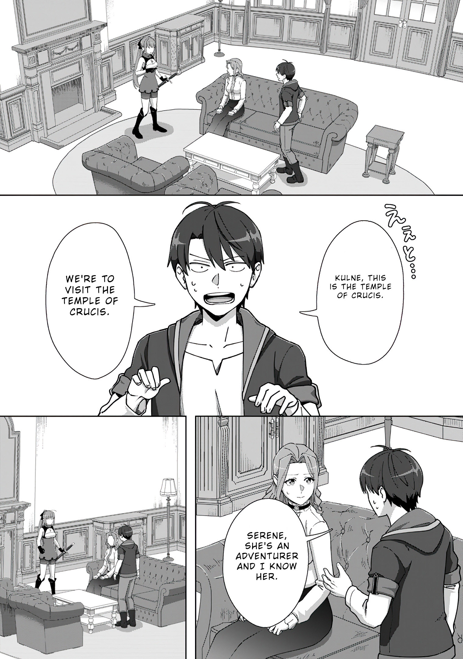 Read Tenshoku No Shinden O Hirakimashita EN Manga Online