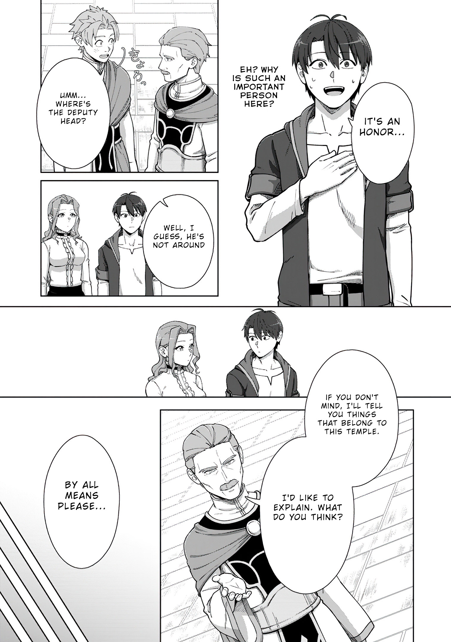 Read Tenshoku No Shinden O Hirakimashita EN Manga Online