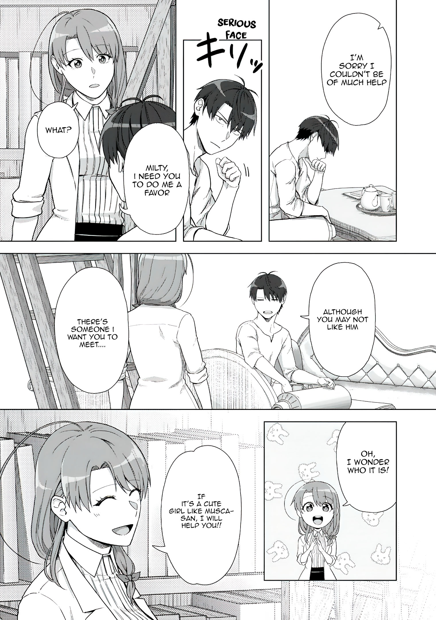 Read Tenshoku No Shinden O Hirakimashita EN Manga Online