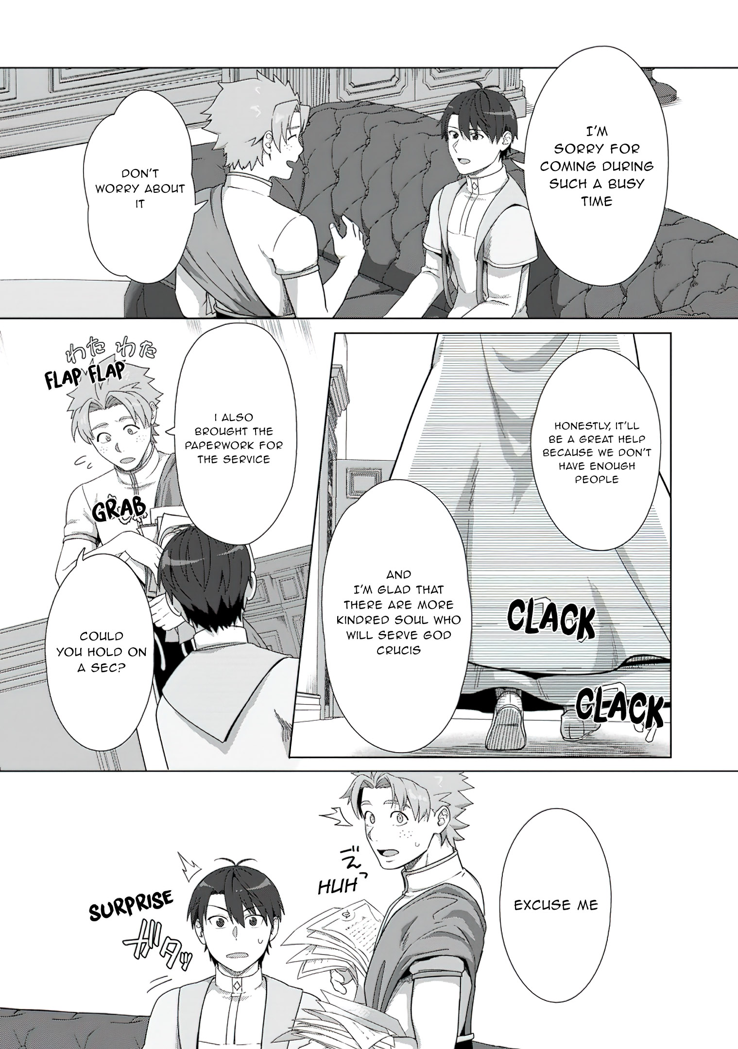 Read Tenshoku No Shinden O Hirakimashita EN Manga Online
