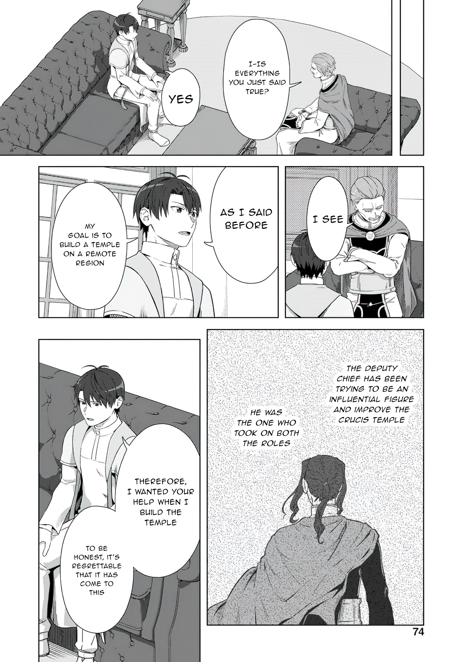 Read Tenshoku No Shinden O Hirakimashita EN Manga Online