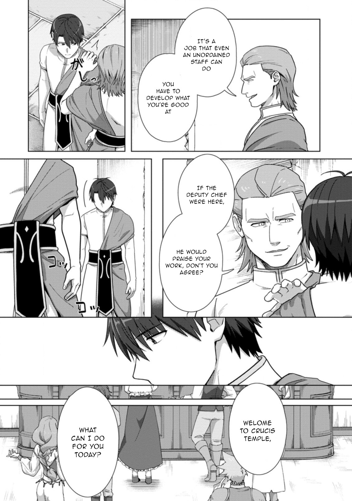 Read Tenshoku No Shinden O Hirakimashita EN Manga Online