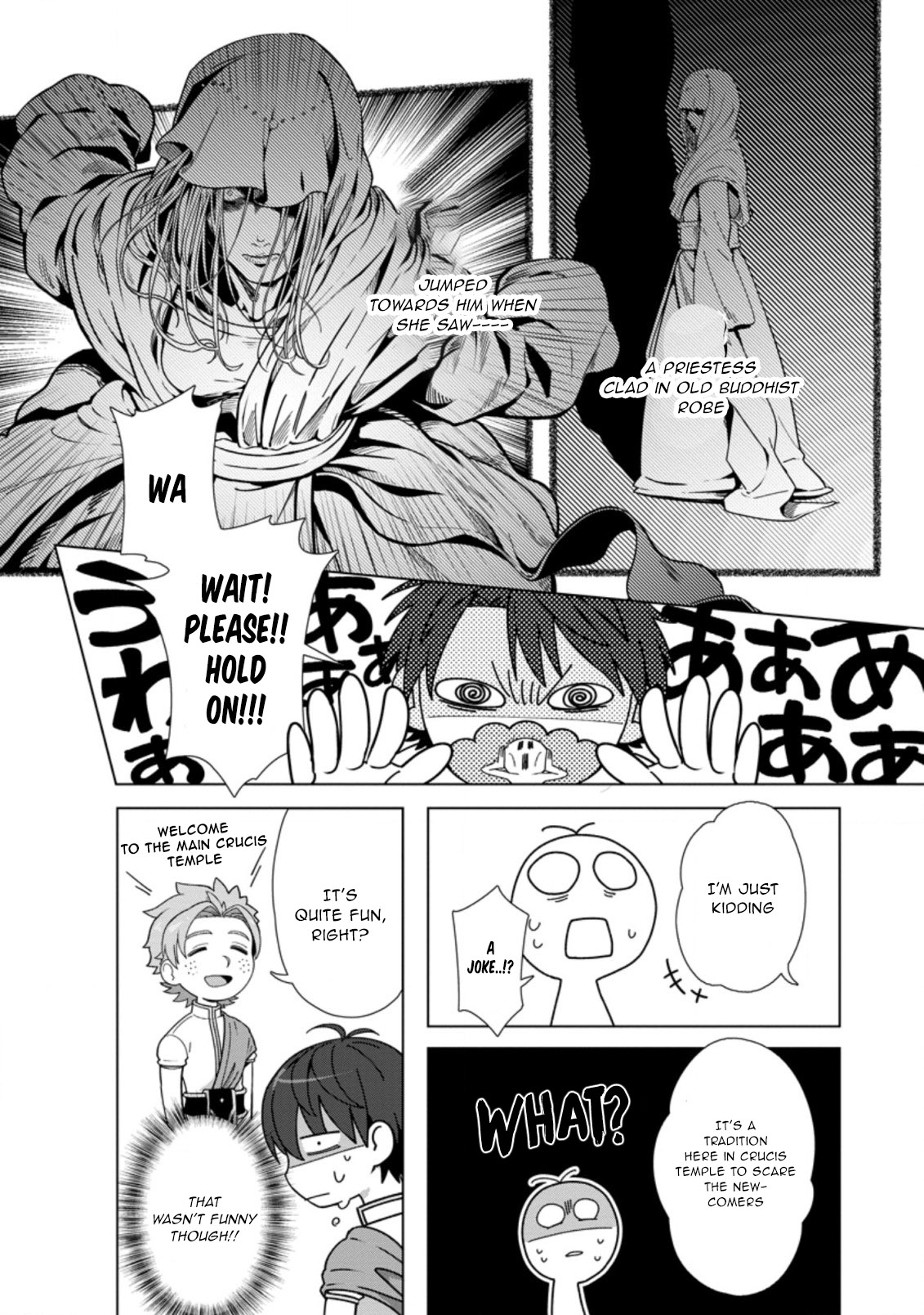 Read Tenshoku No Shinden O Hirakimashita EN Manga Online