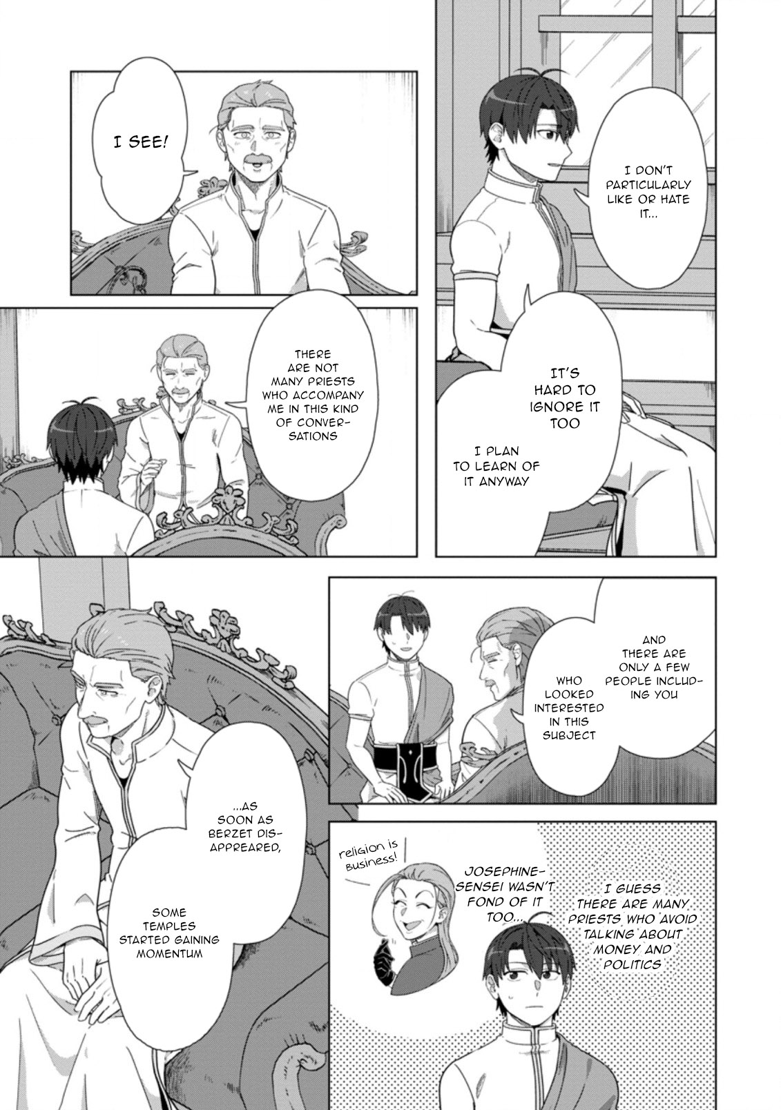 Read Tenshoku No Shinden O Hirakimashita EN Manga Online