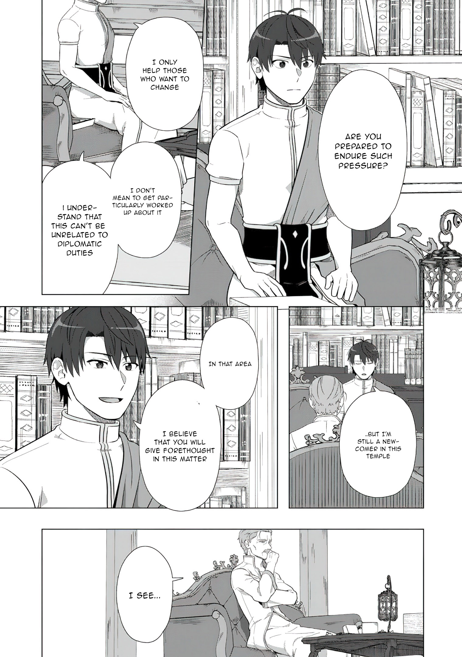 Read Tenshoku No Shinden O Hirakimashita EN Manga Online