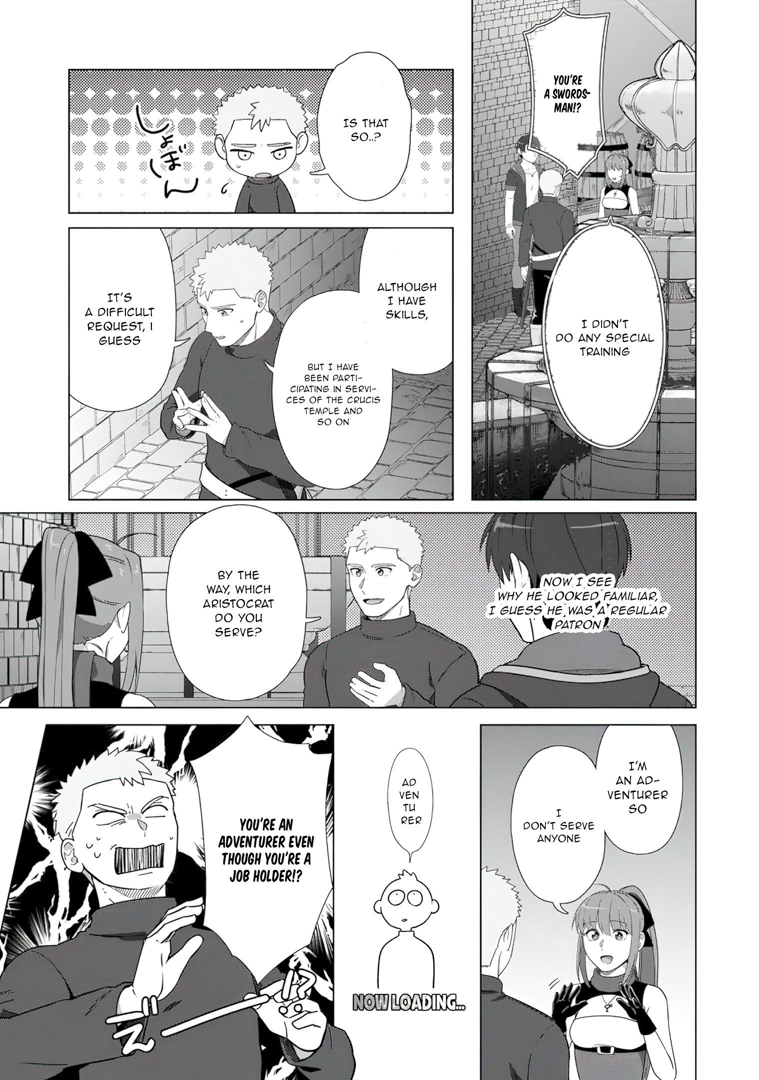 Read Tenshoku No Shinden O Hirakimashita EN Manga Online