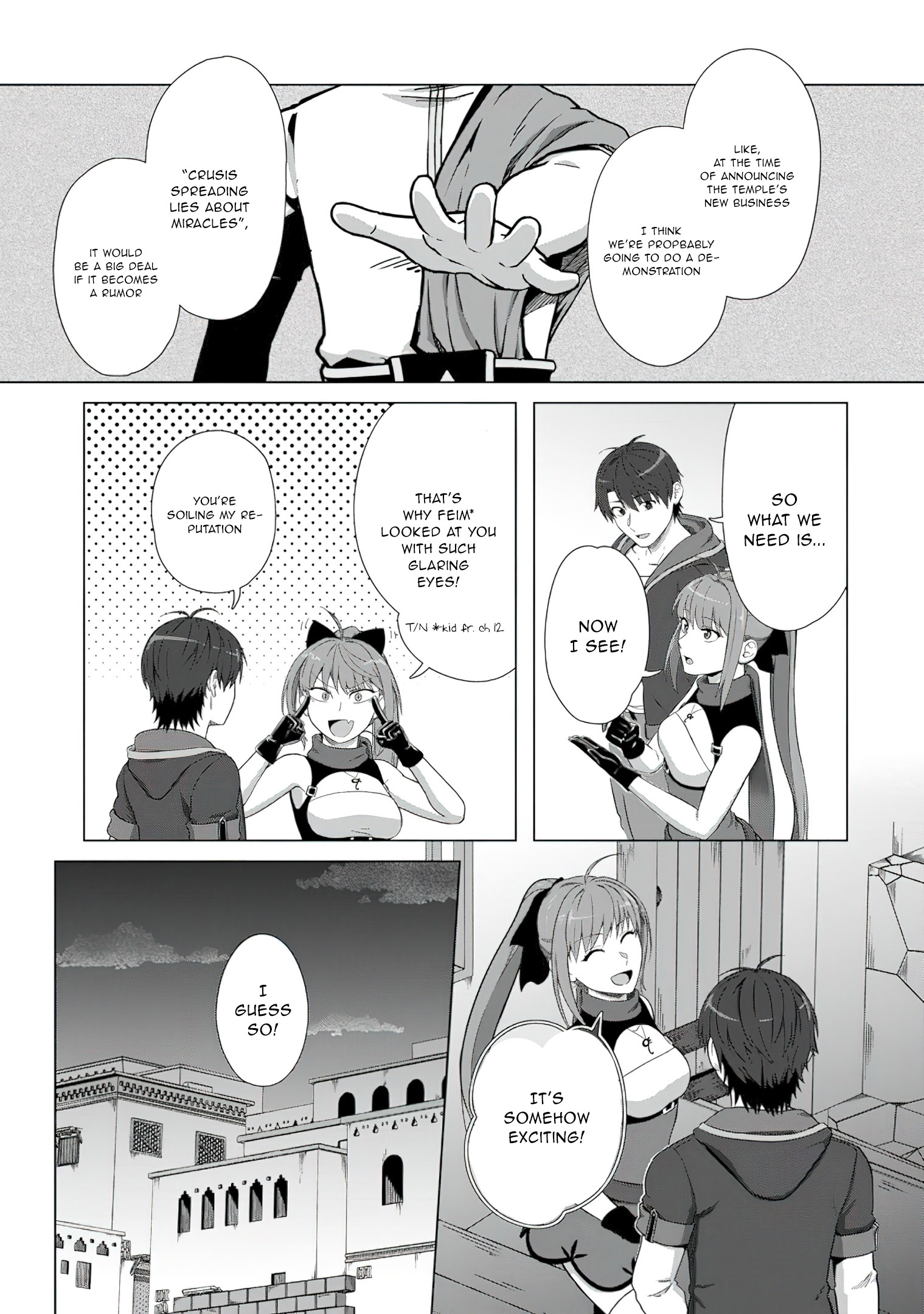 Read Tenshoku No Shinden O Hirakimashita EN Manga Online
