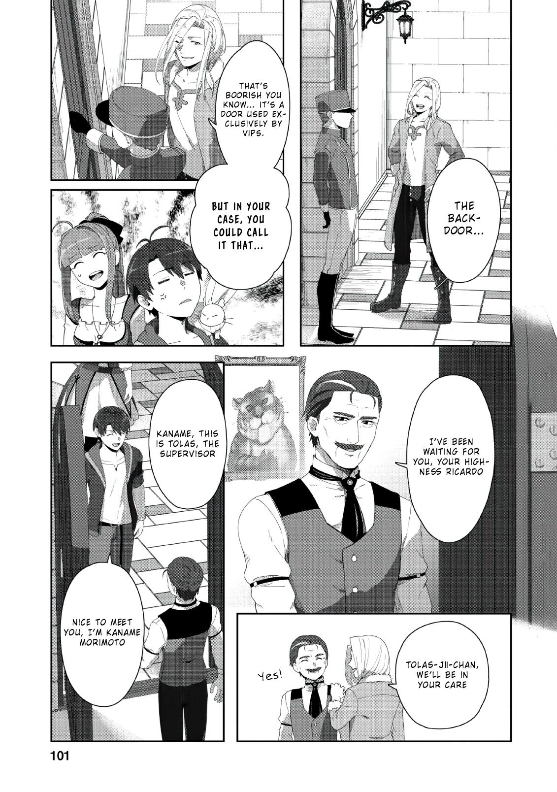 Read Tenshoku No Shinden O Hirakimashita EN Manga Online