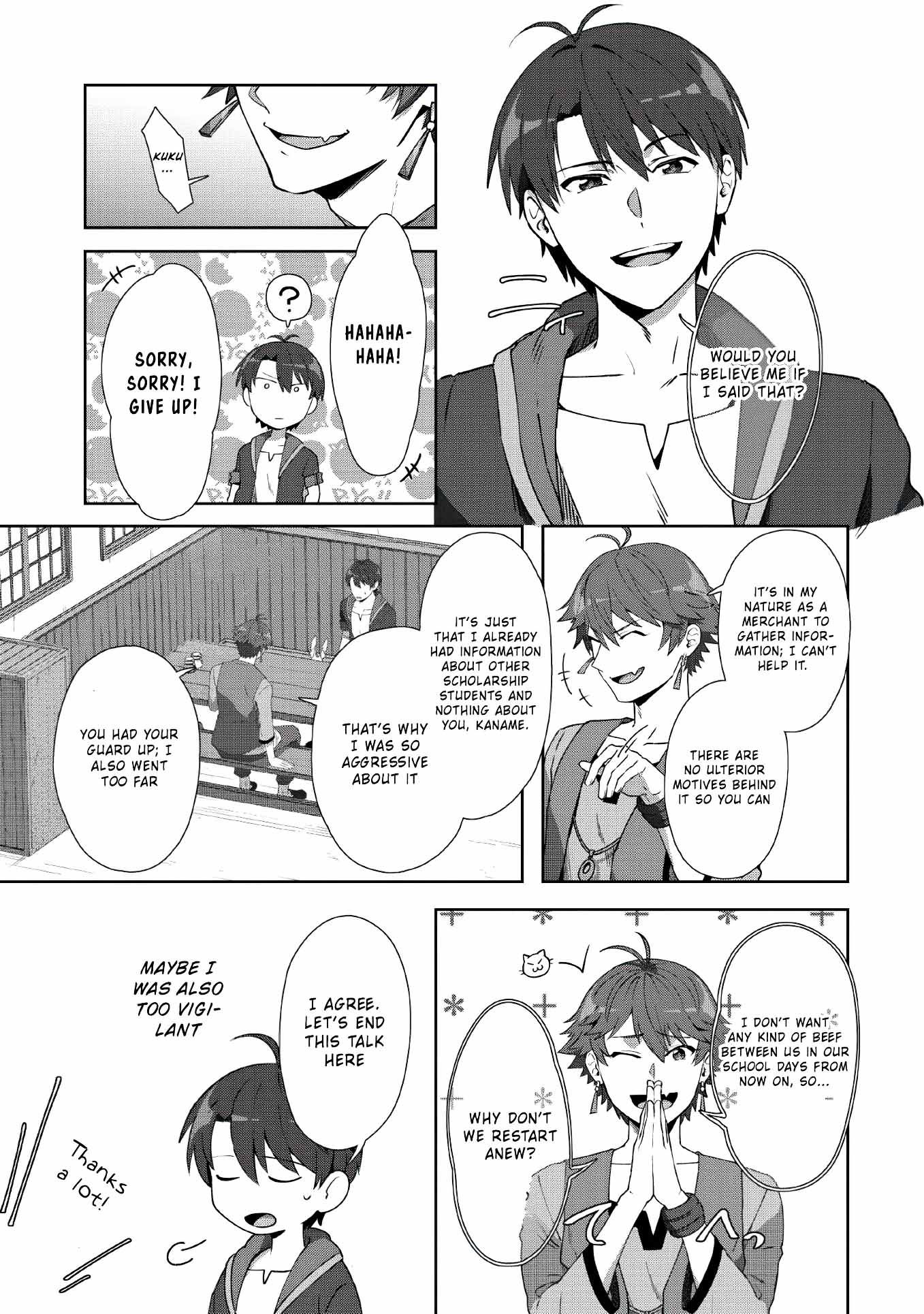Read Tenshoku No Shinden O Hirakimashita EN Manga Online