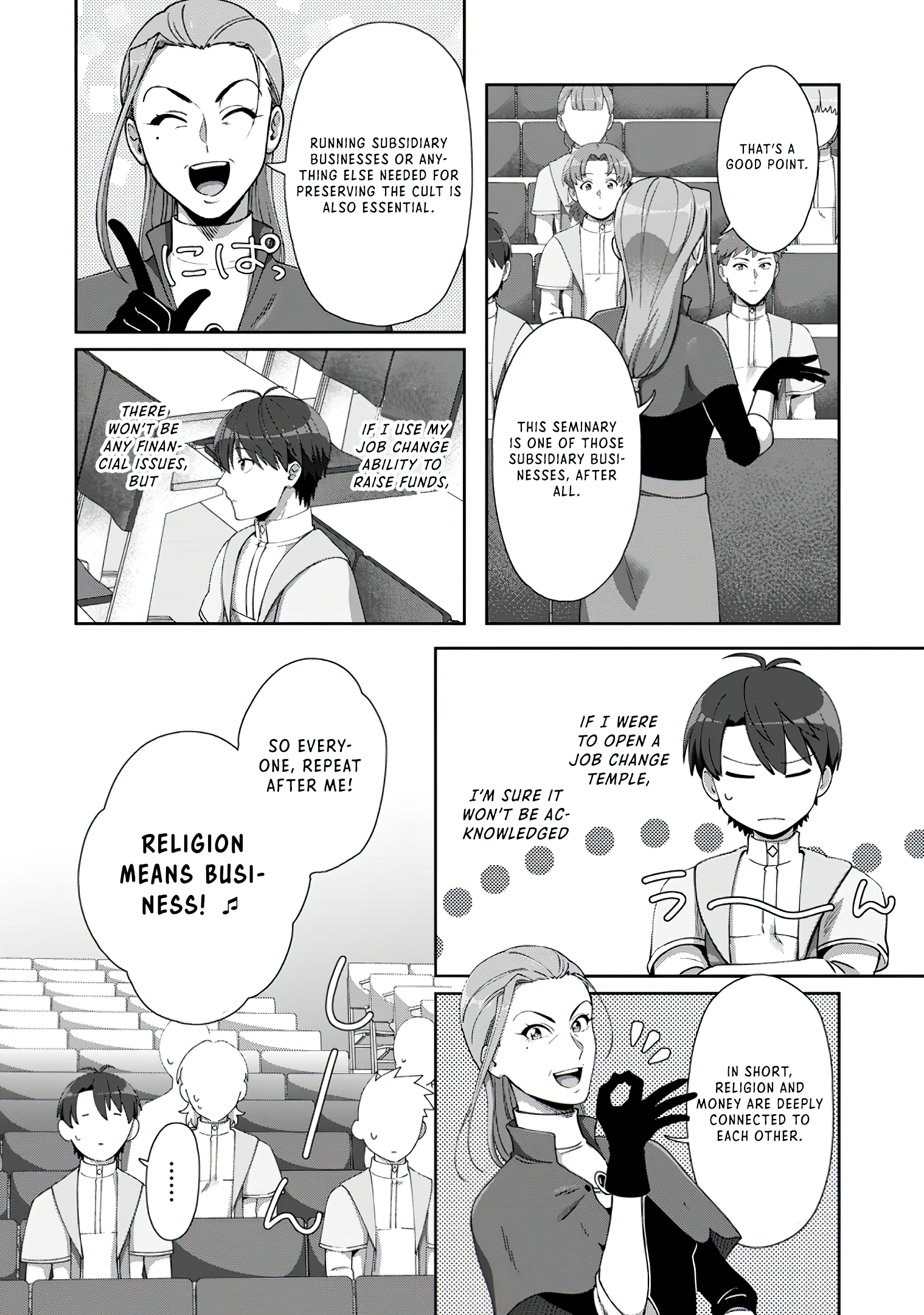 Read Tenshoku No Shinden O Hirakimashita EN Manga Online