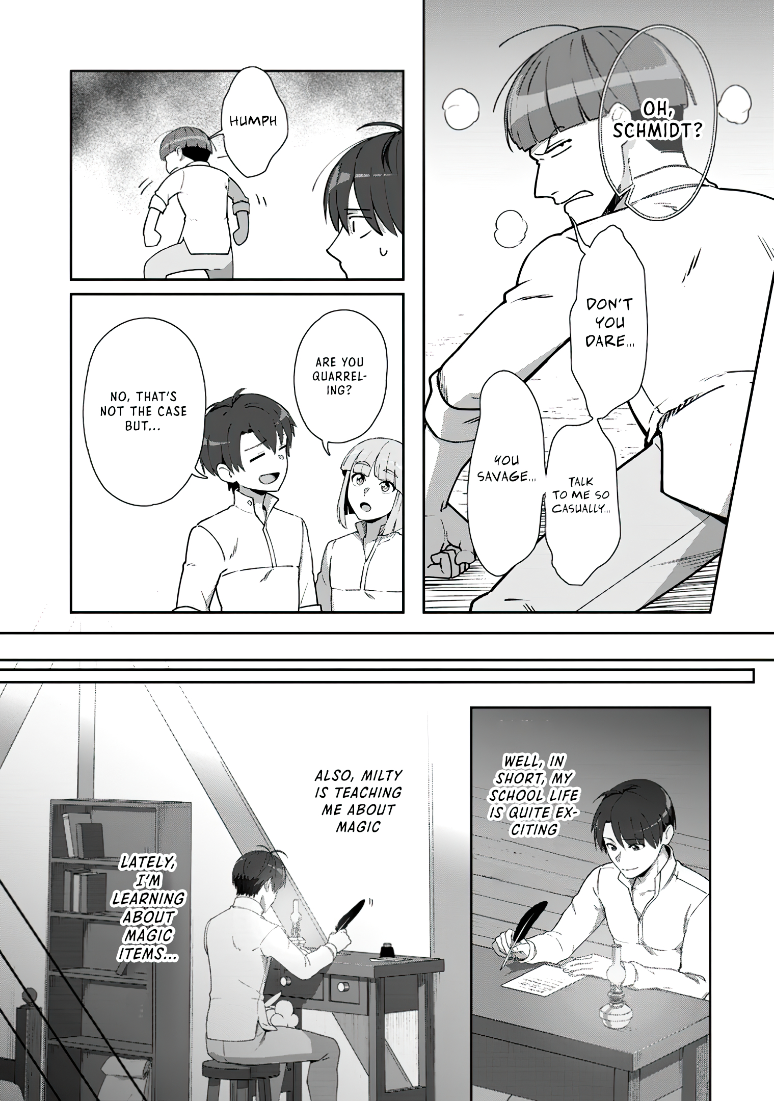 Read Tenshoku No Shinden O Hirakimashita EN Manga Online