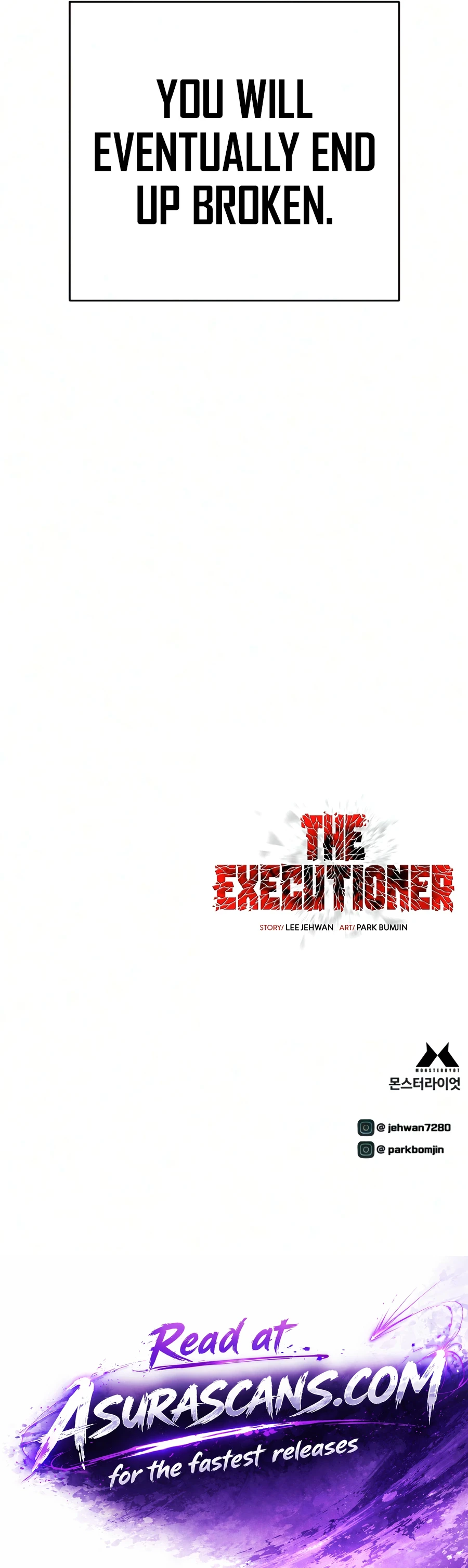 Read The Executioner EN Manga Online