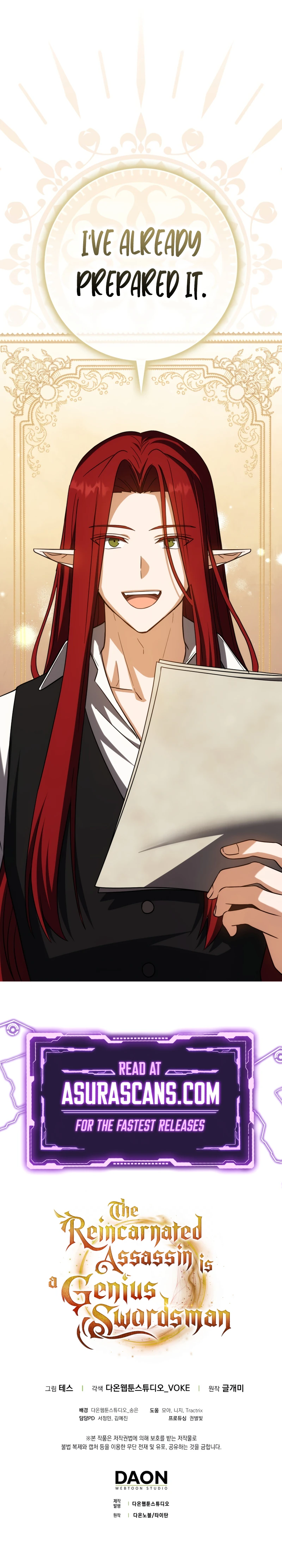 Read The Reincarnated Assassin Is A Genius Swordsman EN Manga Online