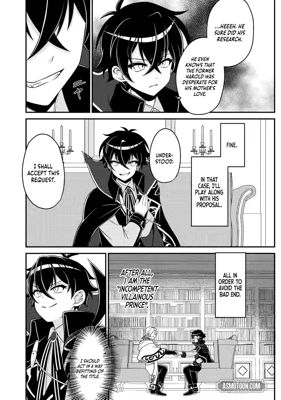 Read The Survival of an Incompetent Villainous Prince EN Manga Online