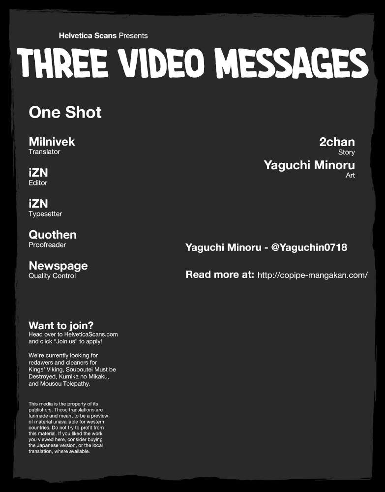Read Three Video Messages EN Manga Online