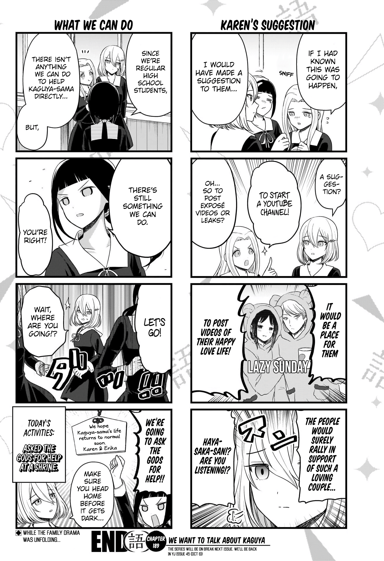 Read We Want To Talk About Kaguya EN Manga Online