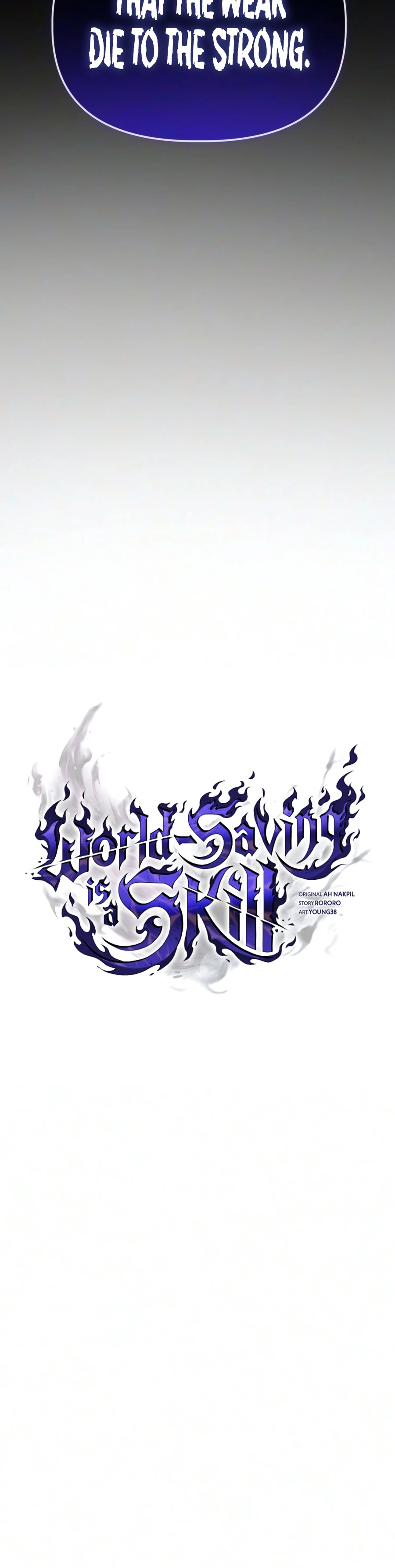 Read World Saving Is A Skill EN Manga Online