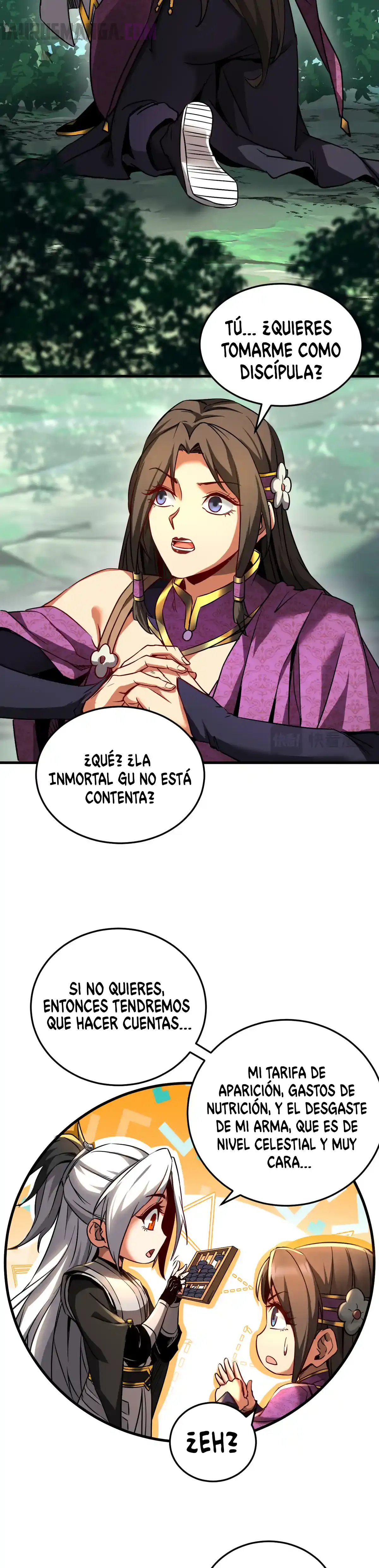 Read ¡Mientras mis discípulos se matan entrenando, yo me relajo! ES Manga Online