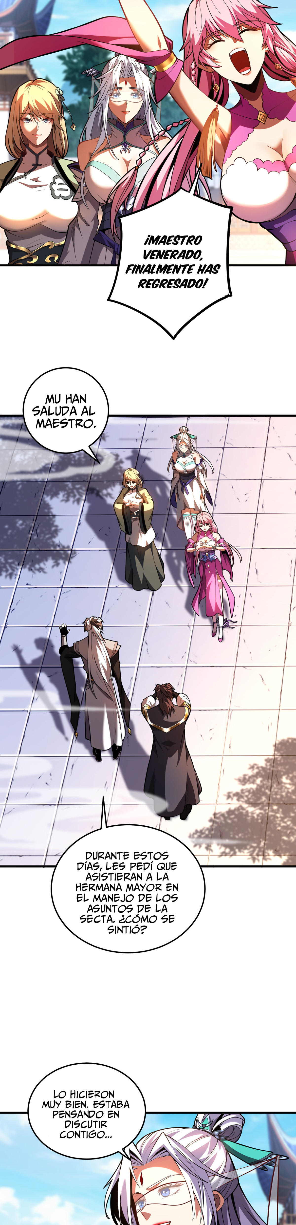 Read ¡Mientras mis discípulos se matan entrenando, yo me relajo! ES Manga Online
