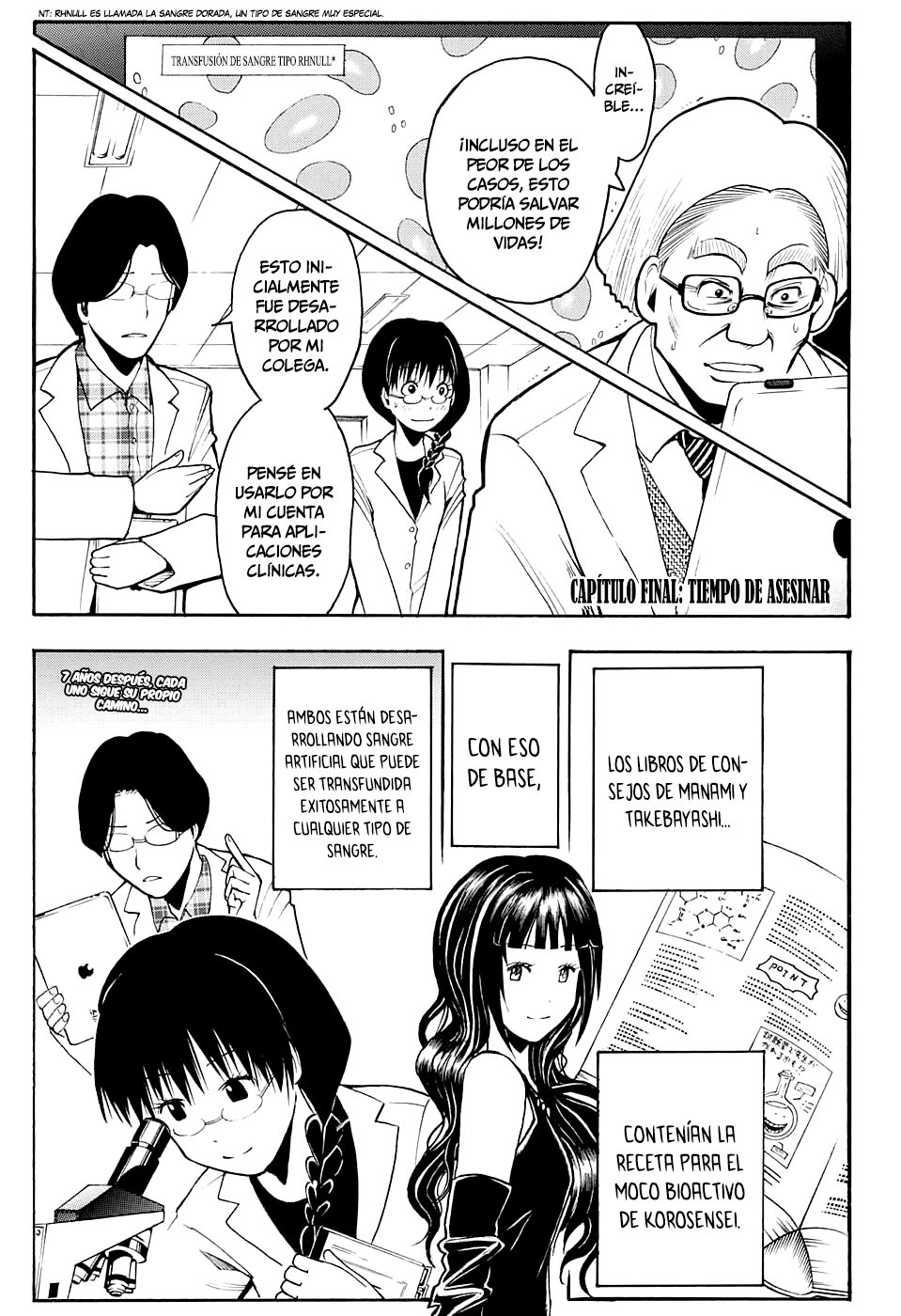 Read Ansatsu Kyoshitsu ES Manga Online