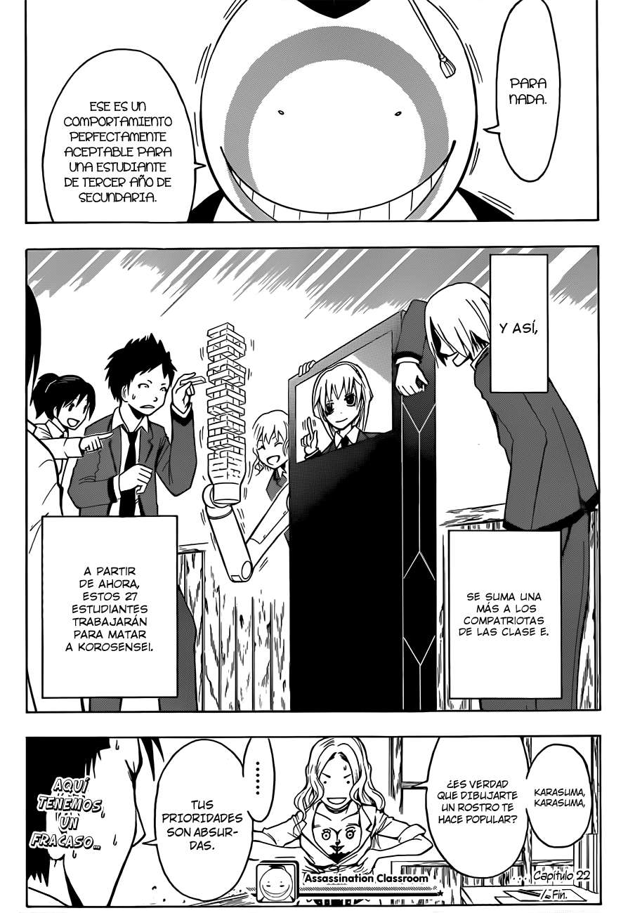 Read Ansatsu Kyoshitsu ES Manga Online
