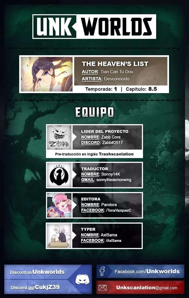 Read El Registro de los Elegidos Celestiales ES Manga Online